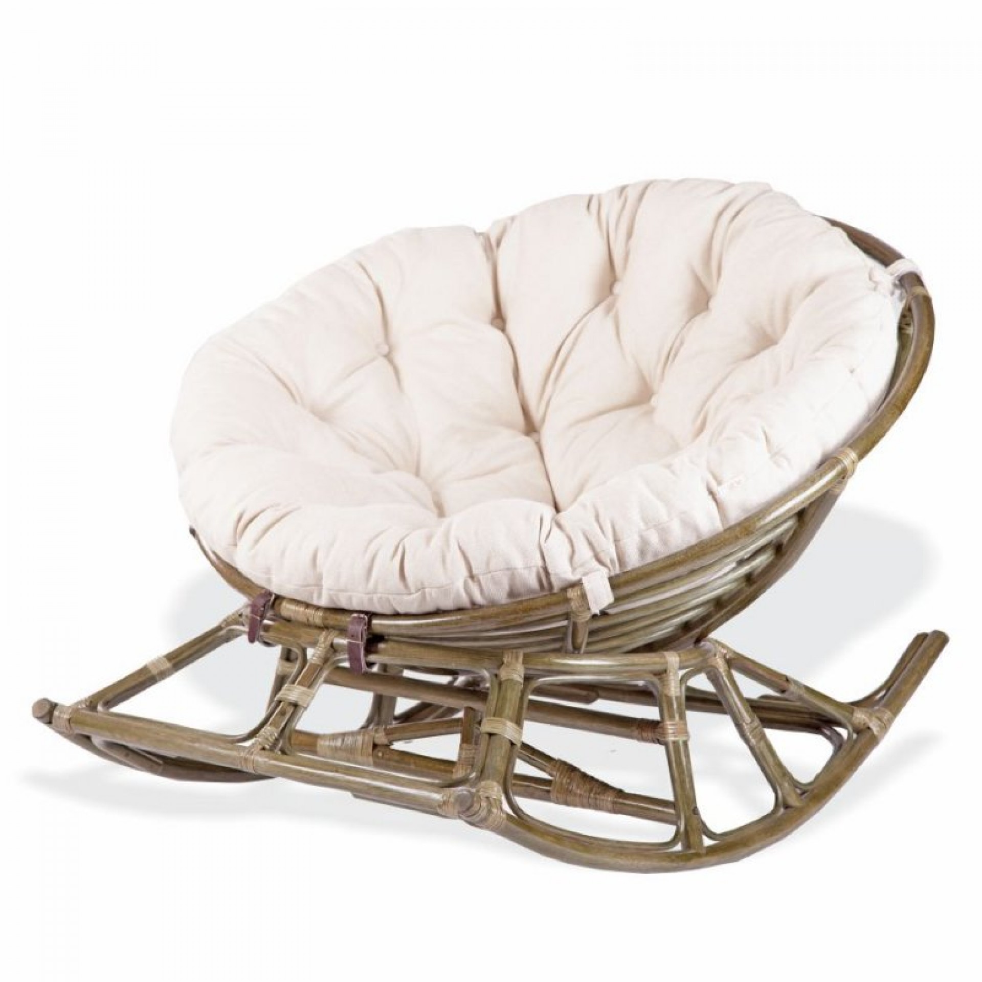 Кресло-качалка &quot;Papasan Rokcing&quot; из натурального ротанга