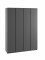 Шкаф "Фаворит" 4-х ств. графит вторая миниатюра