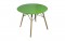Стол обеденный "Eames DST 3" зеленый круглый