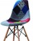 Стул обеденный "Eames DSW PATCHWORK" gh-8078 (PP 623 B) приобрести в Томске миниатюра